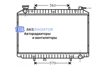 Радиатор охлаждения AKS 272155R