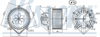 Вентилятор печки NISSENS 87233