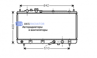 Радиатор охлаждения AKS 452168R