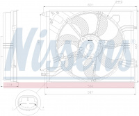 Вентилятор NISSENS 85948