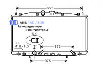 Радиаторы охлаждения двигателя AKS 382177R