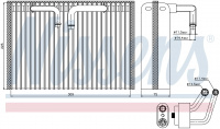 Радиатор испаритель (эвапоратор) NISSENS 92296