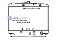Радиаторы охлаждения двигателя AKS 552179R