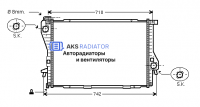 Радиаторы охлаждения двигателя AKS 202233R