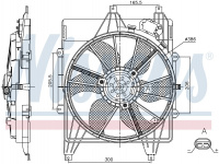 Вентилятор NISSENS 85882