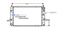Радиатор охлаждения AKS 322139R