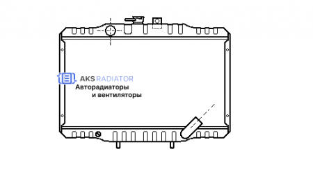 Радиатор охлаждения AKS 522062R