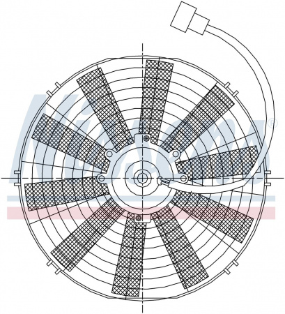 Вентилятор NISSENS 85979