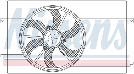 Вентилятор NISSENS 85593