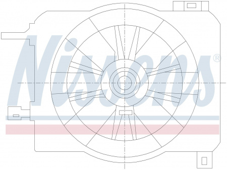 Вентилятор NISSENS 85419