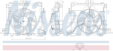 Вентилятор NISSENS 85000