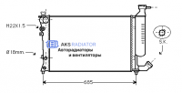 Радиатор охлаждения AKS 232156R