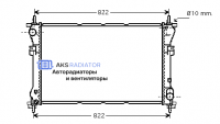 Радиатор охлаждения AKS 322320R