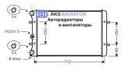 Радиатор охлаждения AKS 132155R