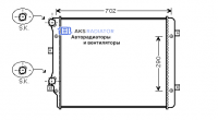 Радиатор охлаждения AKS 952207R