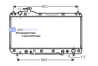 Радиатор охлаждения AKS 812298R
