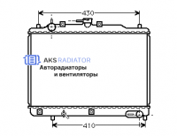 Радиатор охлаждения AKS 452070R