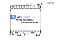 Радиатор охлаждения AKS 202033R
